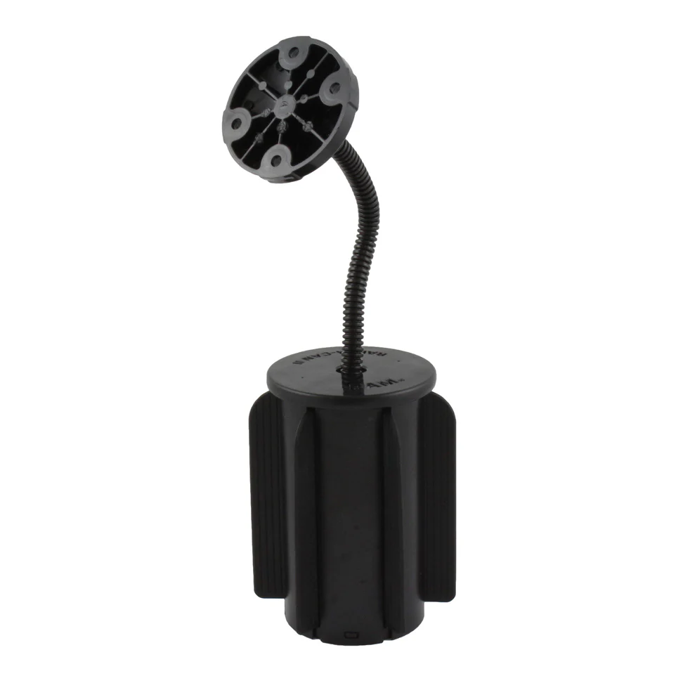 RAM-A-CAN™ II Cup Holder Mount with RAM® Flex-Arm™ and Round Plate
