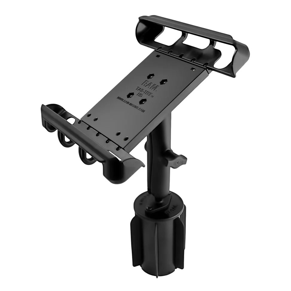 RAM® Tab-Tite™ Holder with RAM-A-CAN™ II Cup Holder Mount - Long - Image 2