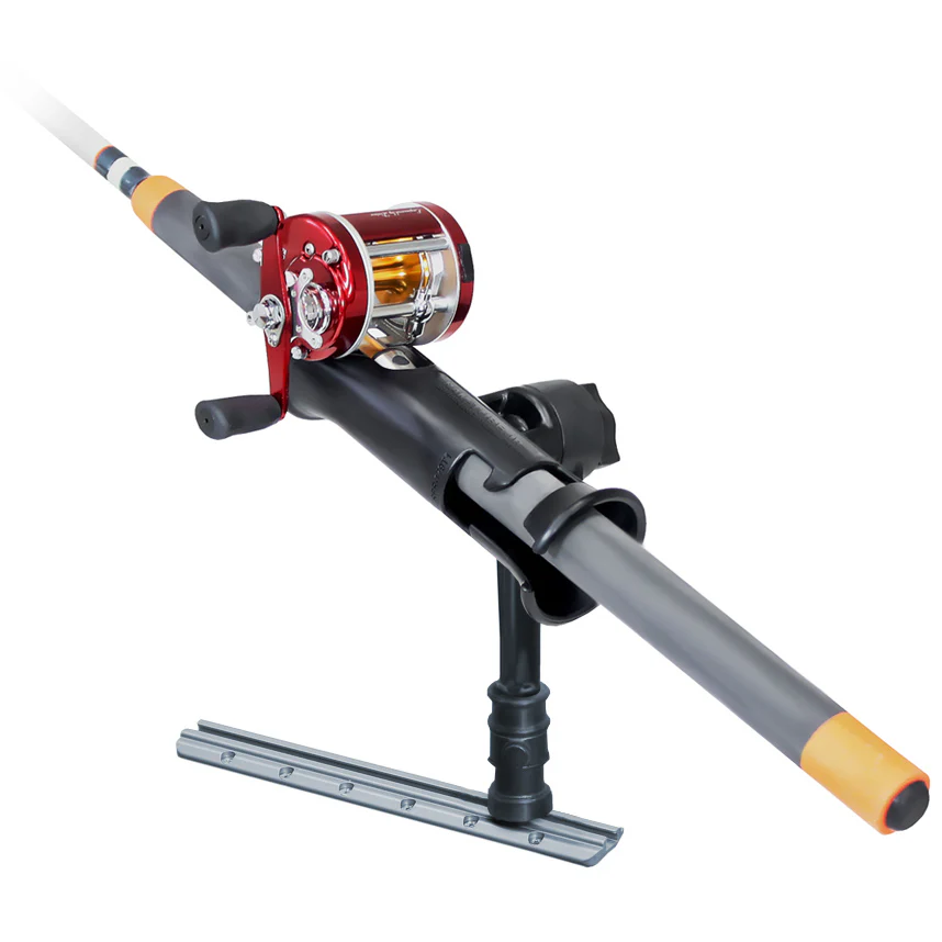 RAM® Tube Jr.™ Rod Holder with RAM® Adapt-A-Post™ Track Base - 6" Post - Image 2