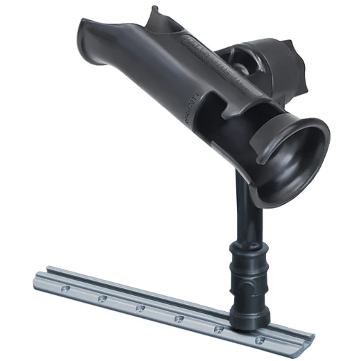 RAM® Tube Jr.™ Rod Holder with RAM® Adapt-A-Post™ Track Base - 6" Post - Image 3