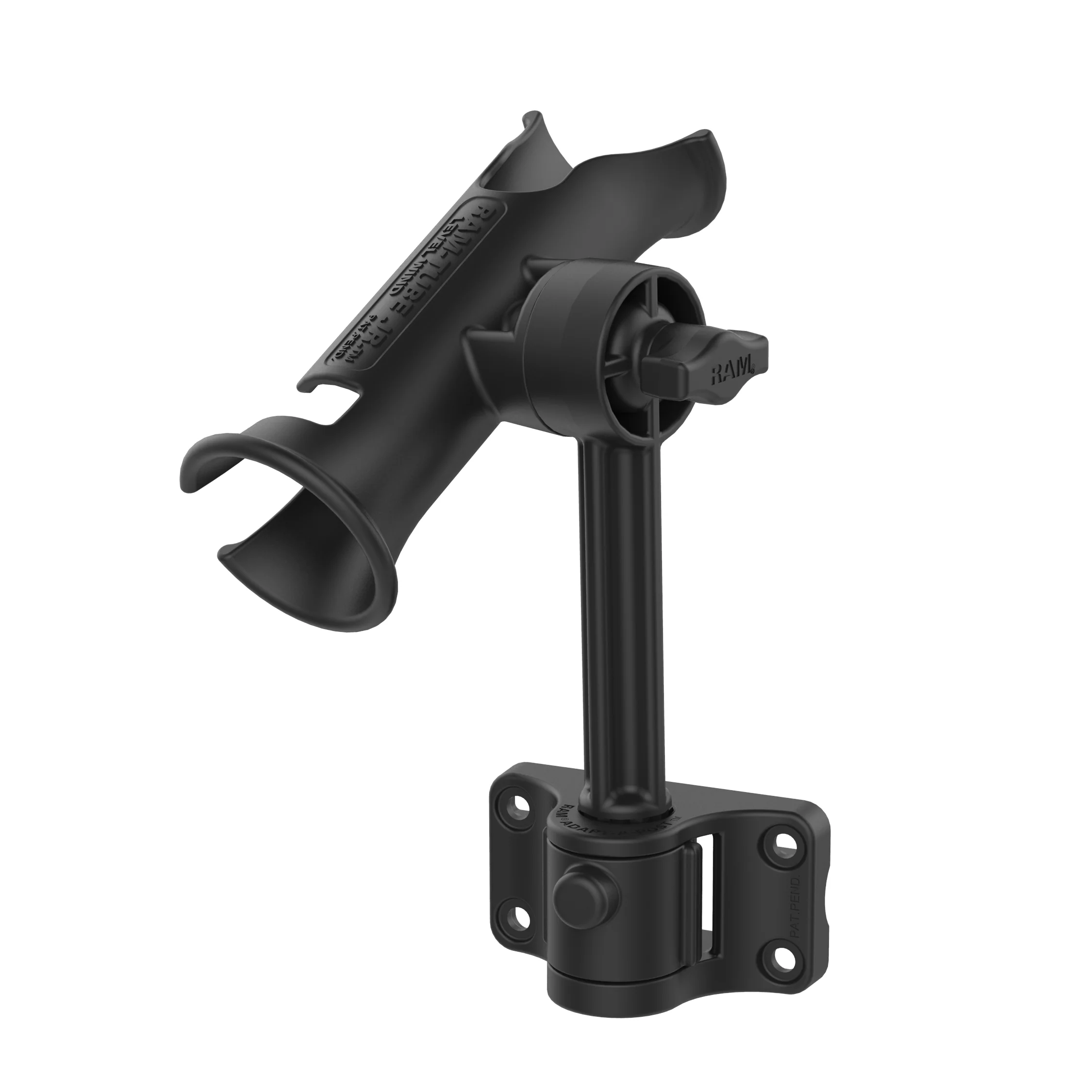 RAM® Tube Jr.™ with RAM® Universal Adapt-A-Post™ Bulkhead Base