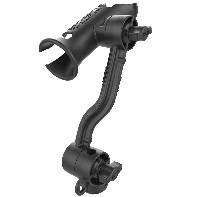 RAM® Tube Jr.™ Rod Holder with Extension Arm and Track Base - Image 3