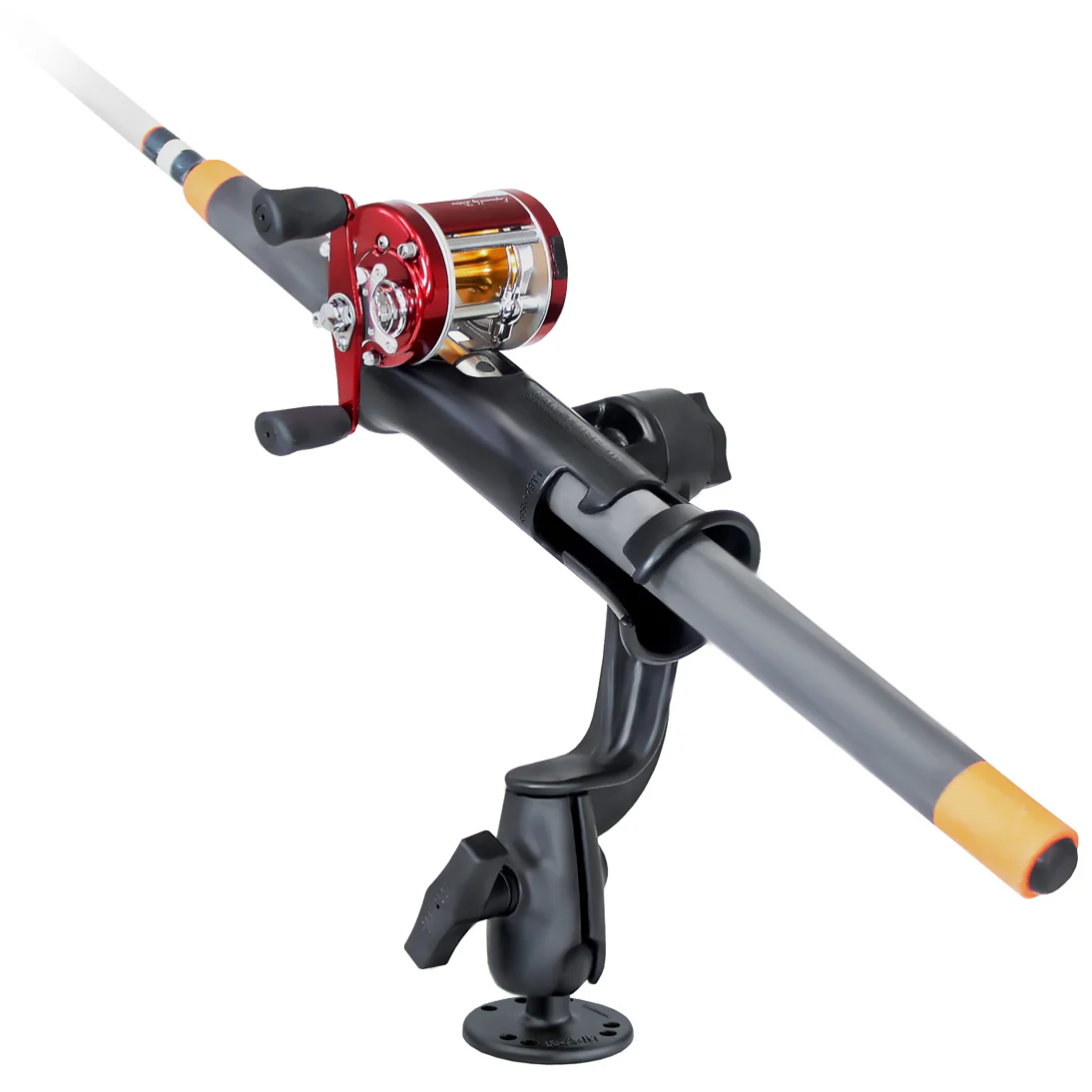 RAM® Tube Jr.™ Rod Holder with Revolution Arm and Drill-Down Base - Image 2