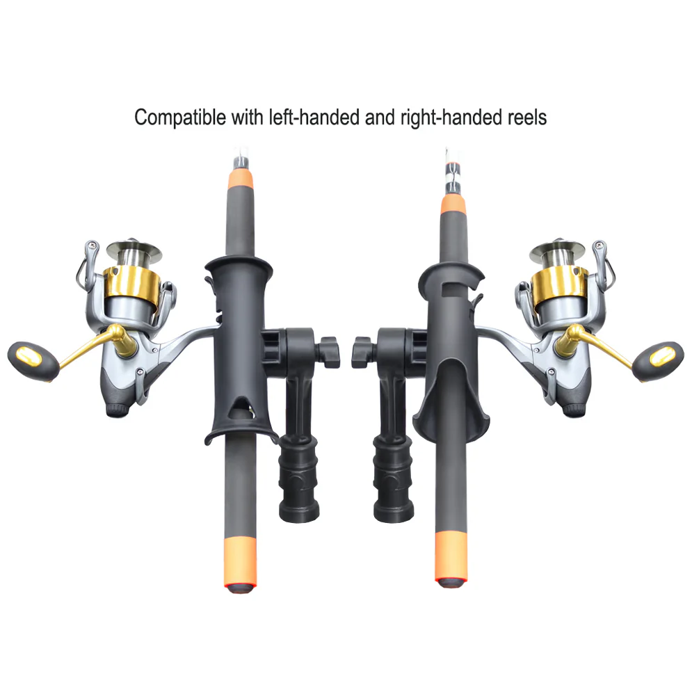 RAM® Tube Jr.™ Rod Holder with RAM® Adapt-A-Post™ Track Base - 4" Post - Image 3