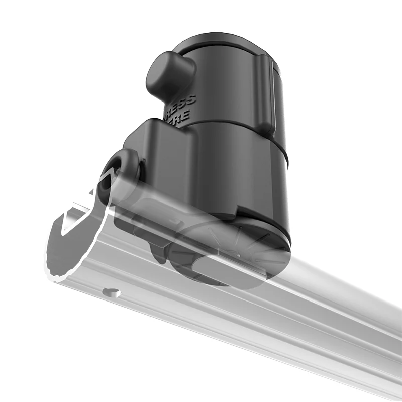 RAM® Tube Jr.™ Holder with Universal Adapt-A-Post™ Track Base - 4" Post - Image 2