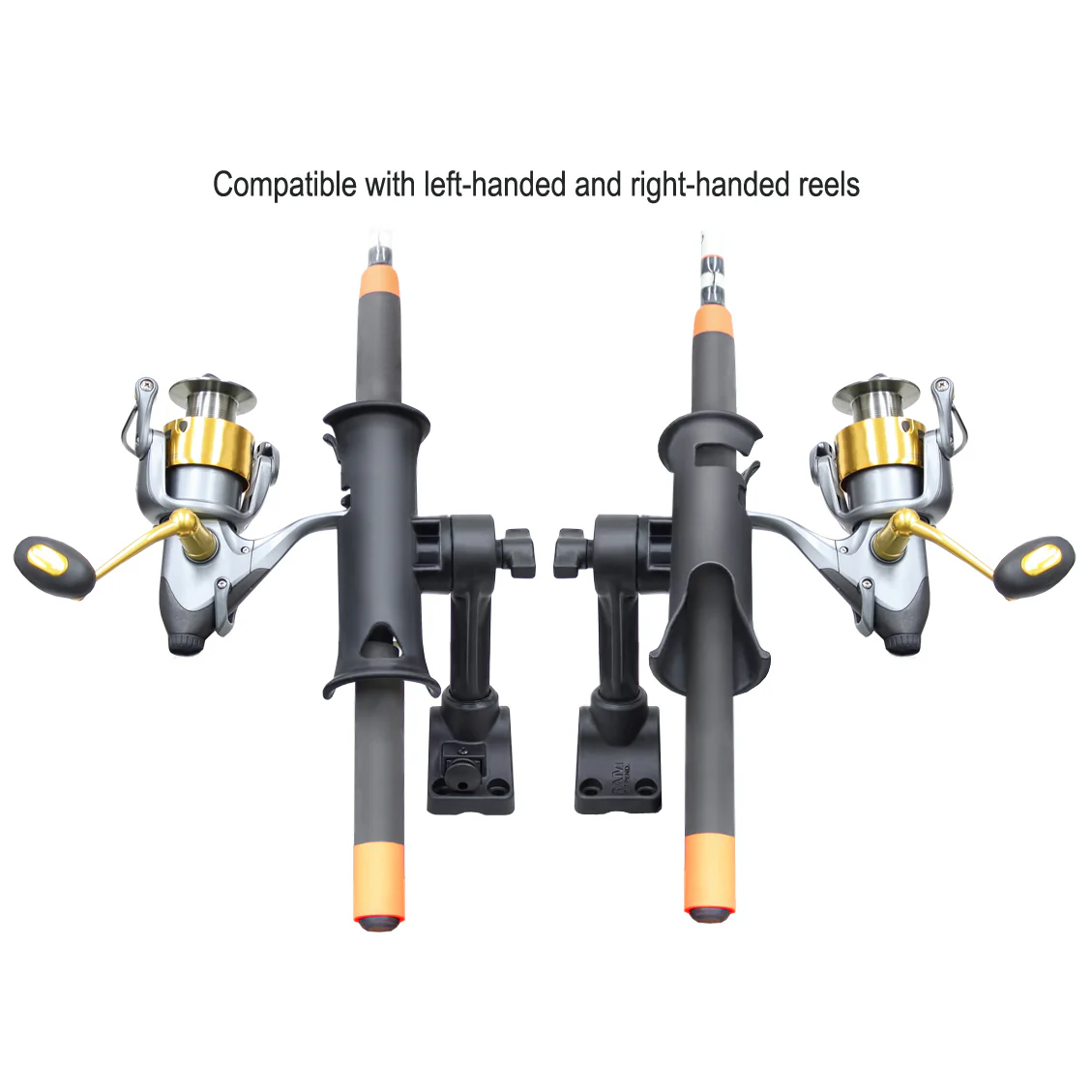 RAM® Tube Jr.™ Rod Holder with Bulkhead/Flat Surface Base - 4" Post - Image 3