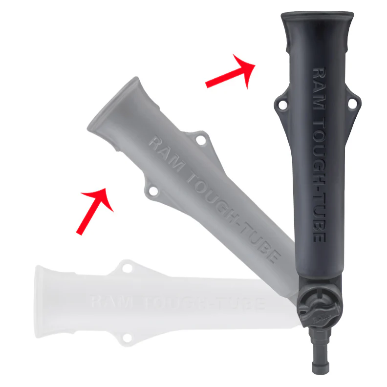 RAM® Tough-Tube™ Rod Holder with 2" Ratchet Spline Post Arm - Image 2