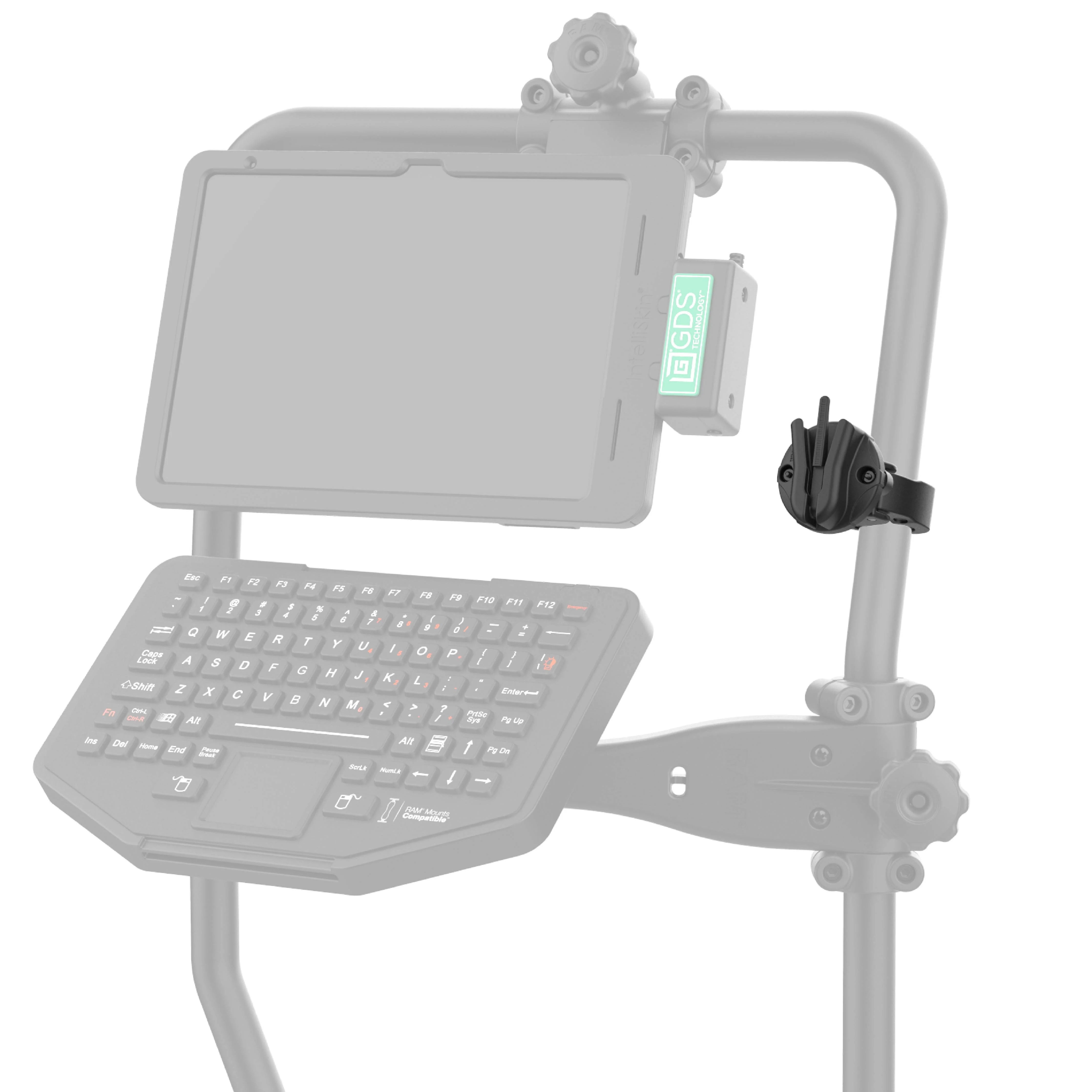 RAM® Microphone Low Profile Tough-Claw™ Small Clamp Mount - Image 3
