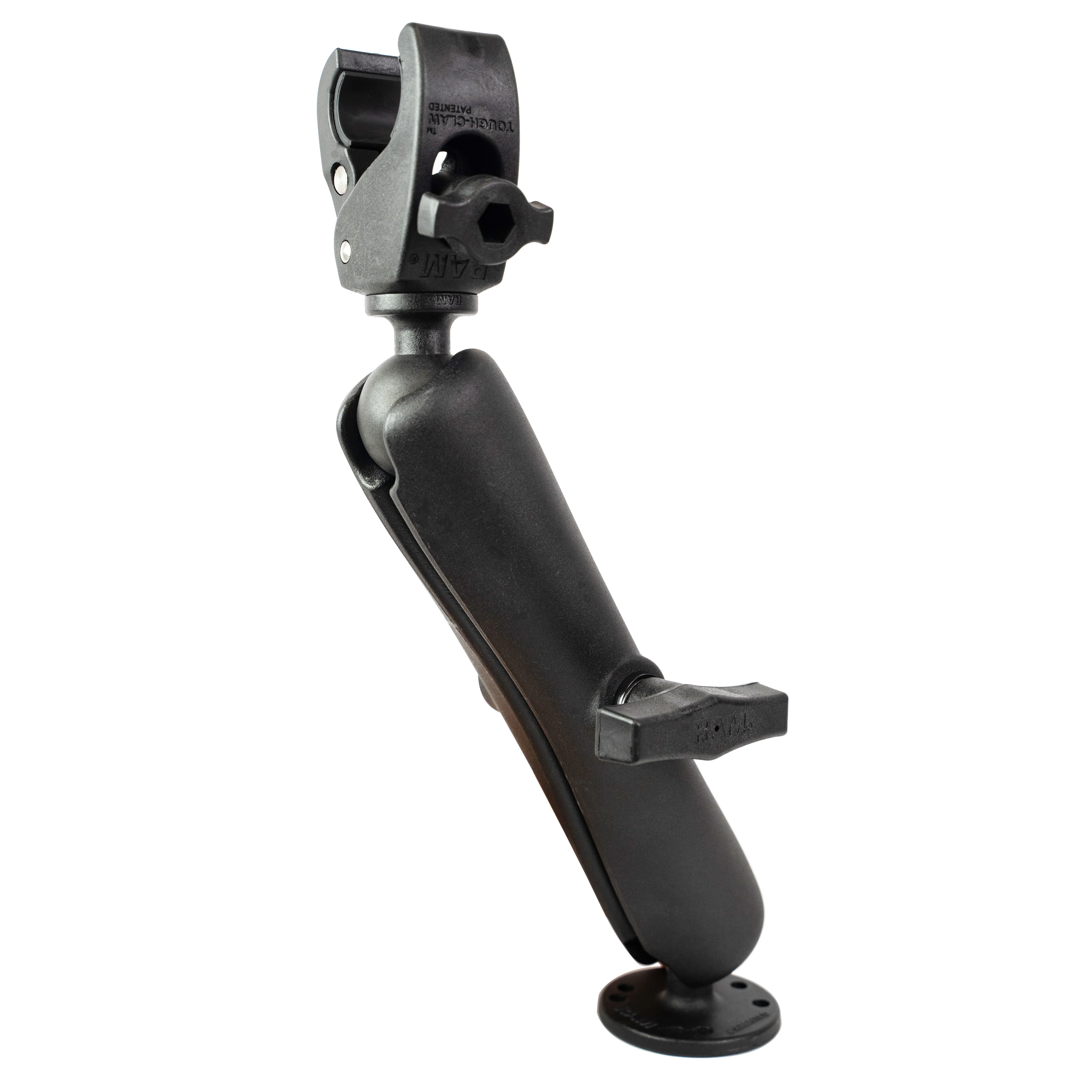 RAM® Trolling Motor Stabilizer - Tough-Claw™ .625" - 1.14" Long Arm