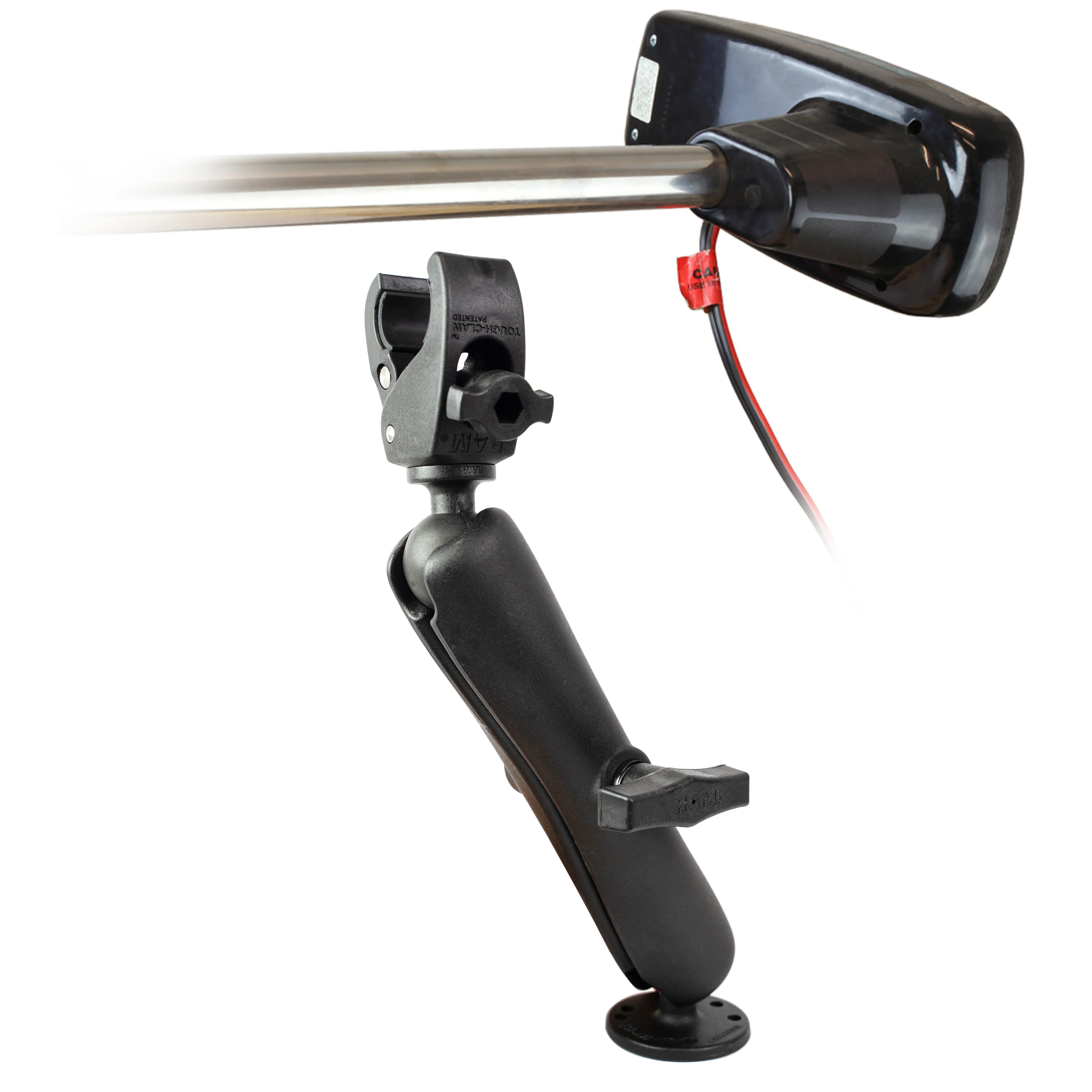 RAM® Trolling Motor Stabilizer - Tough-Claw™ .625" - 1.14" Long Arm - Image 2
