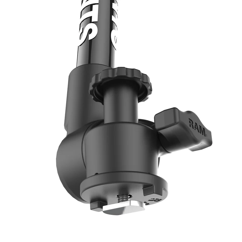 RAM® Tough-Pole™ Camera Mount with Double Pipe & RAM® Track-Node™ Base - Image 3
