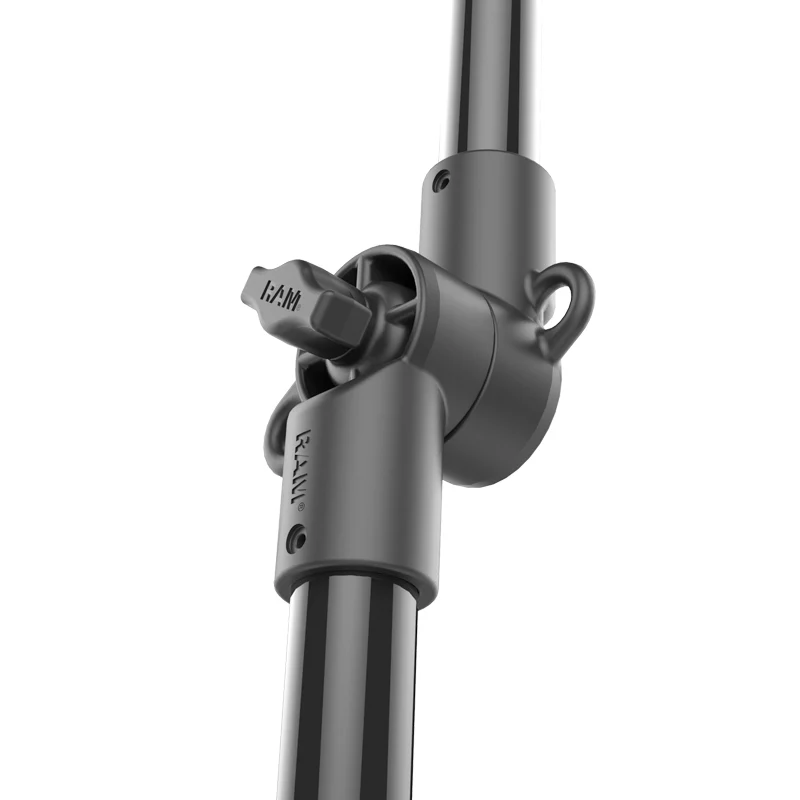 RAM® Tough-Pole™ Camera Mount with Double Pipe & RAM® Track-Node™ Base - Image 4