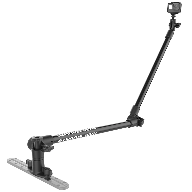 RAM® Tough-Pole™ 48" Camera Mount with Double Pipe & Dual Track Base - Image 2
