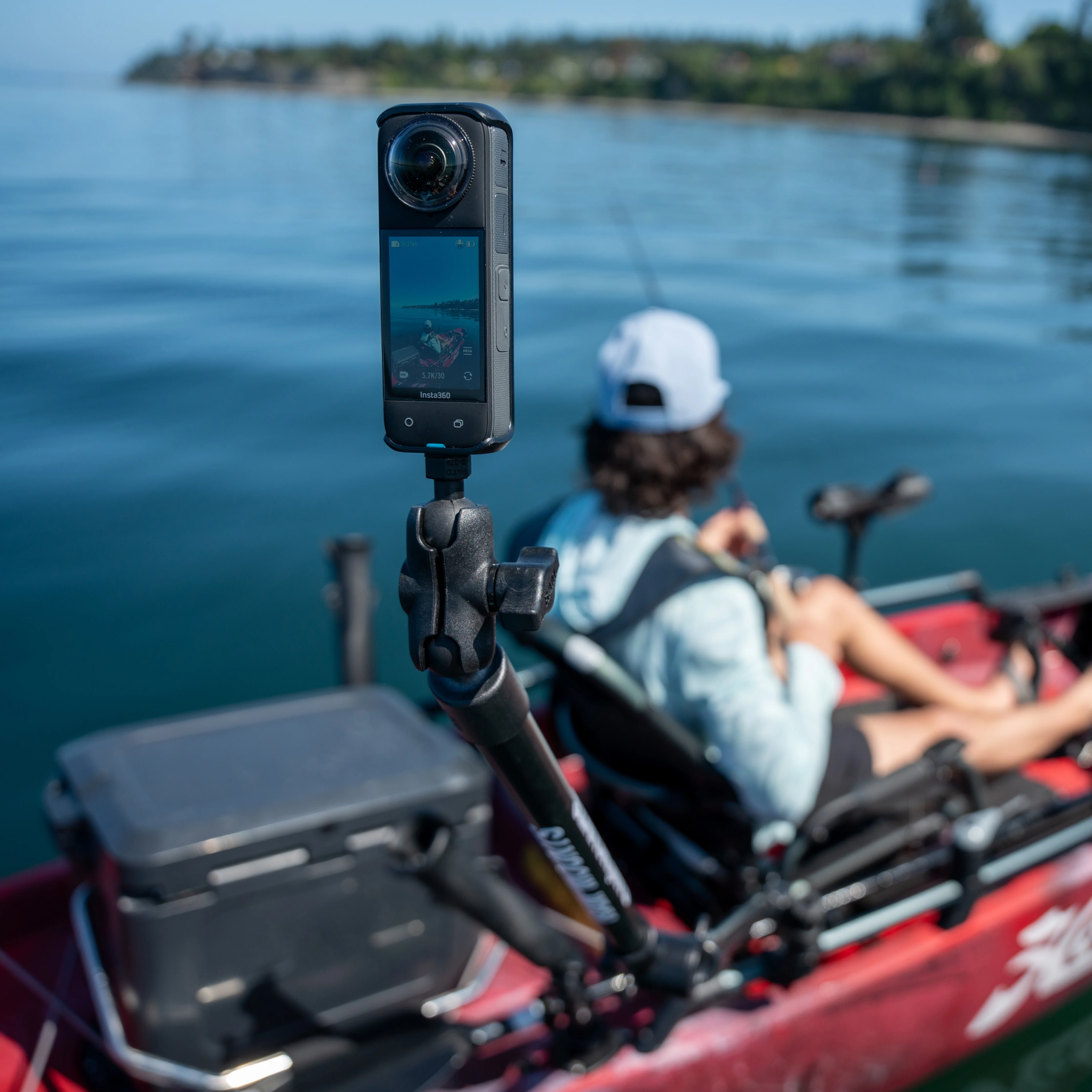 RAM® Tough-Pole™ 48" Double Pipe Mount with RAM® Track-Node™ Base - Image 2