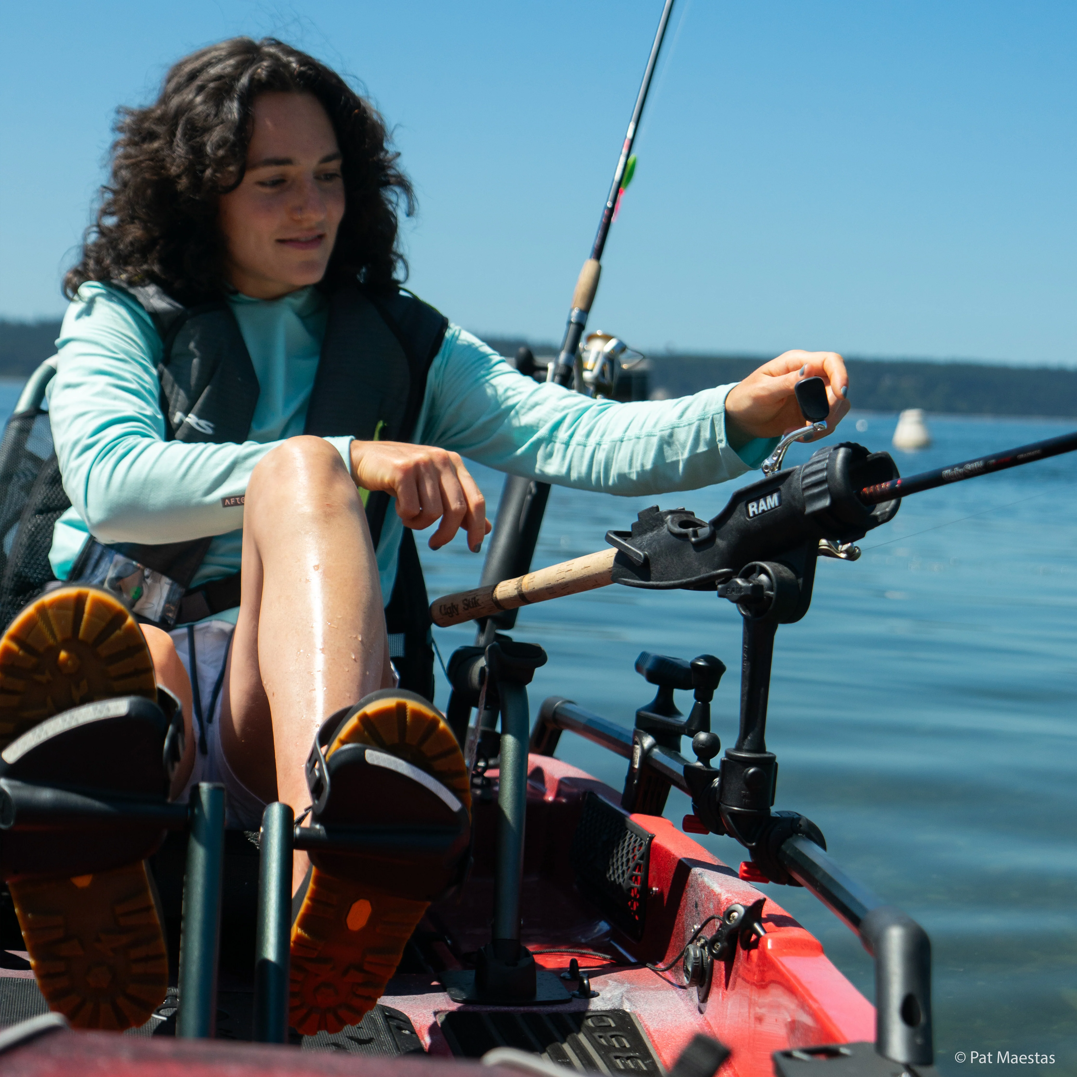 RAM ROD® HD Fishing Rod Holder with 6" Spline Post - Image 5