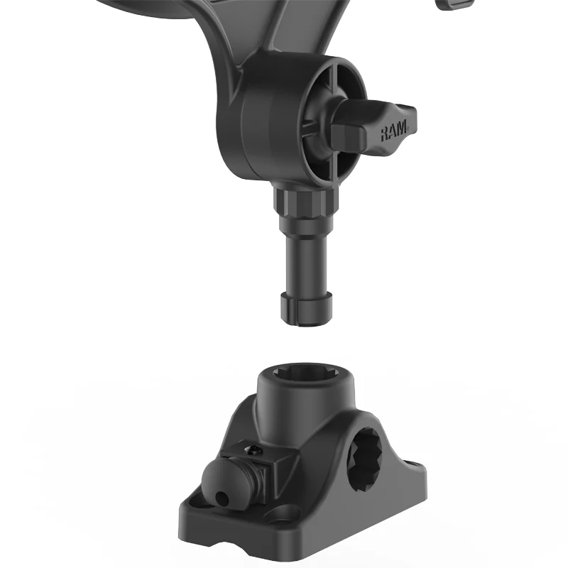 RAM ROD® JR Fishing Rod Holder with Bulkhead/Flat Surface Base - Image 2