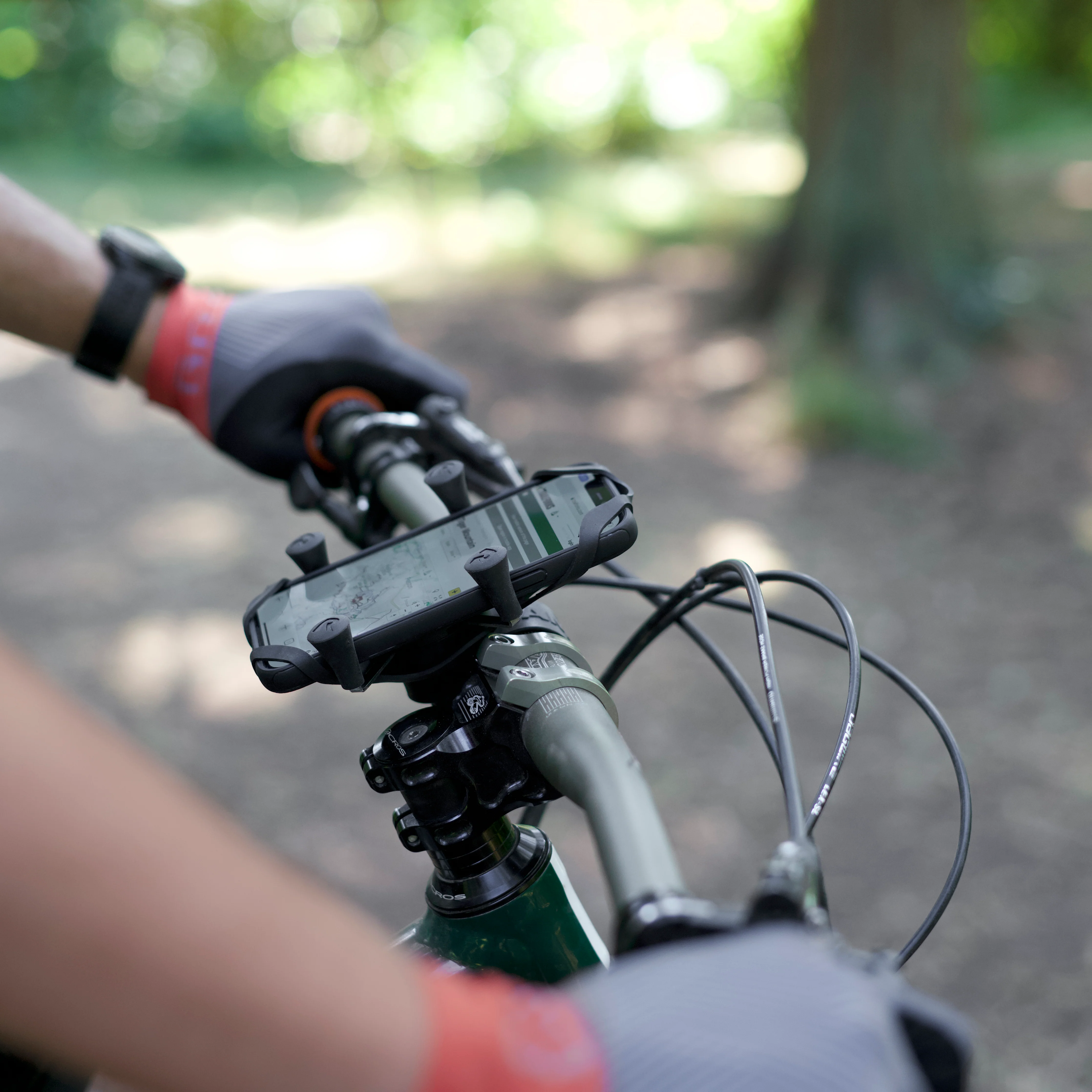 RAM® X-Grip® Phone Mount with RAM® Tough-Strap™ Handlebar Base - Image 5