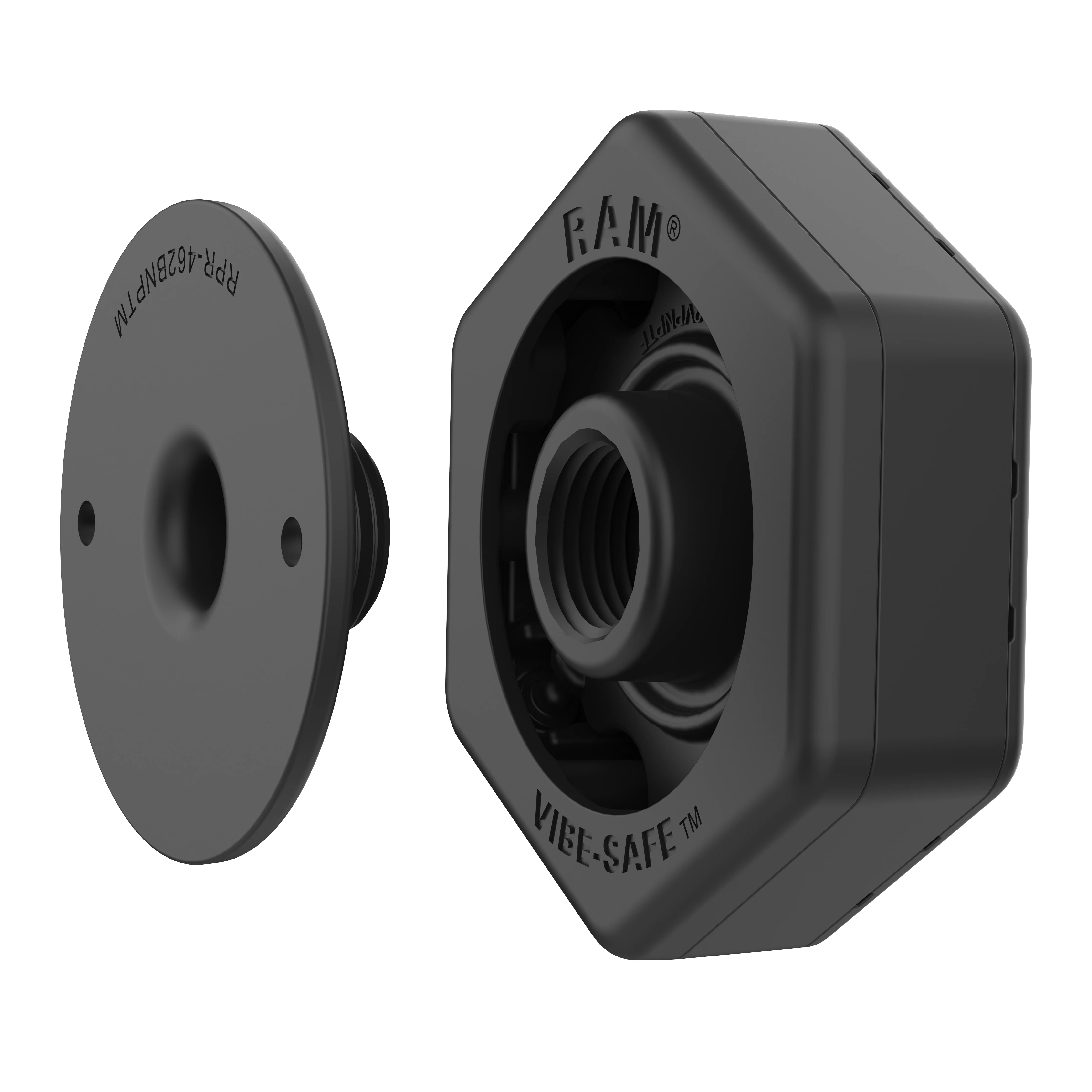 RAM® Vibe-Safe™ with NPT Adapter for 2-Hole Holders