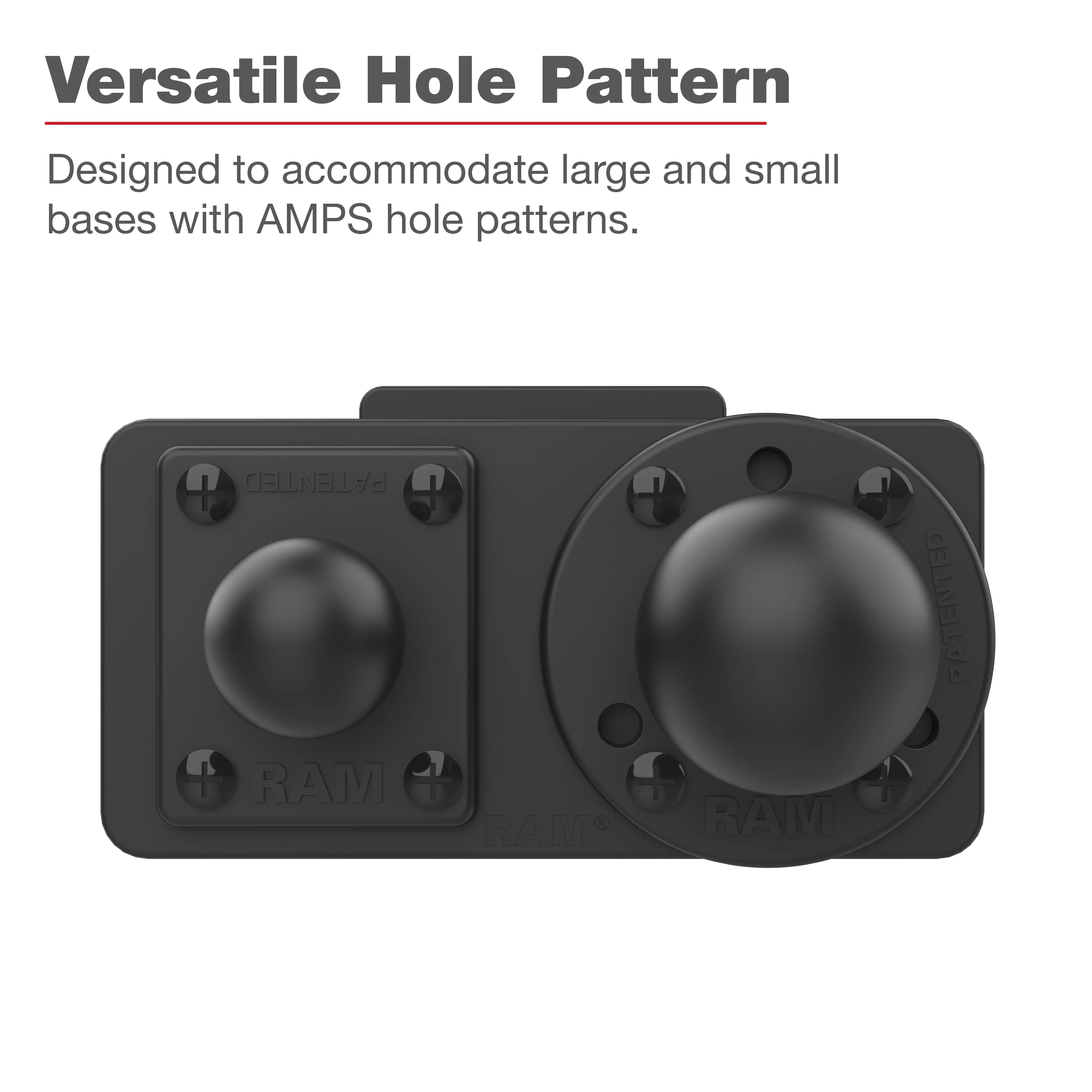 RAM® Dashboard Mounting Plate for '18-26 Freightliner Cascadia - Image 3