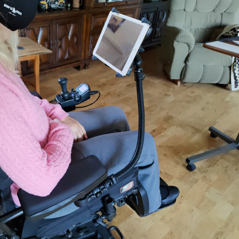 RAM® Tablet Mount for Wheelchairs with Quick Release & Swivel Feature - Image 9
