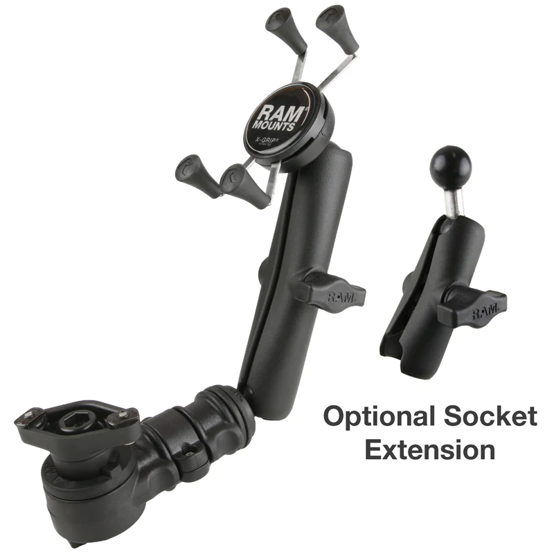 RAM® Phone Mount for Wheelchair Armrests with Quick Release & Swivel - Image 3