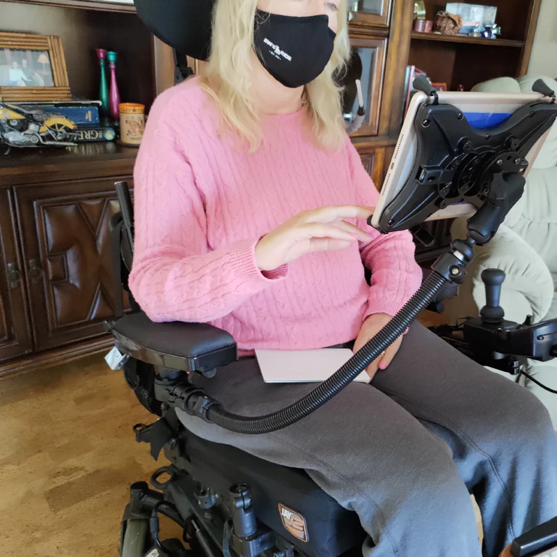 RAM® Universal Wheelchair Track Base with Quick Release & Swivel Feature - Image 6