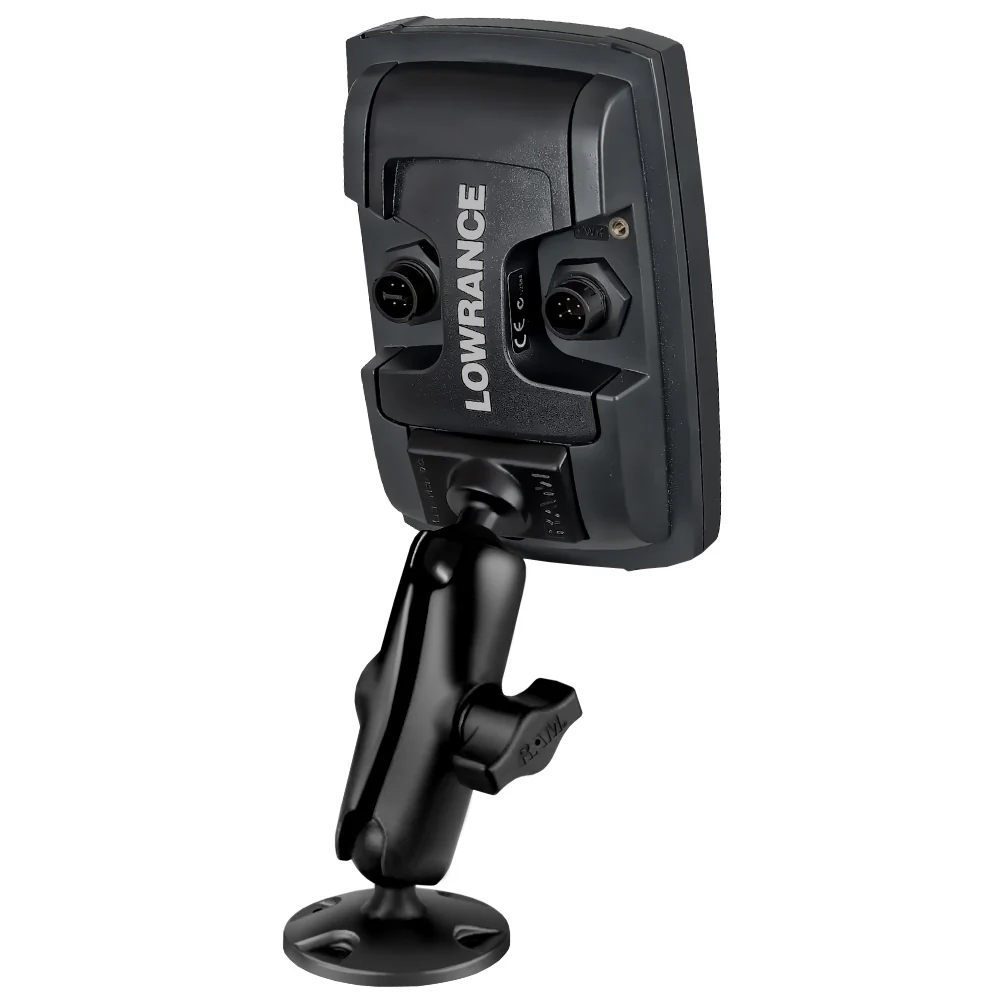 RAM® Composite Double Ball Mount for Lowrance Elite-4 & Mark-4 Series - Image 3