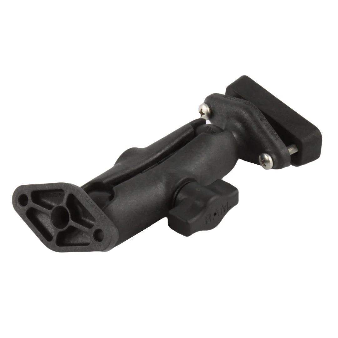 RAM® Composite Double Ball Mount with Diamond Plates and Backing Plate