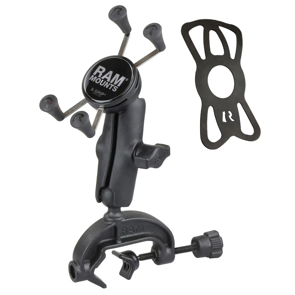 RAM® X-Grip® Phone Mount with Composite Yoke Clamp Base - Image 2