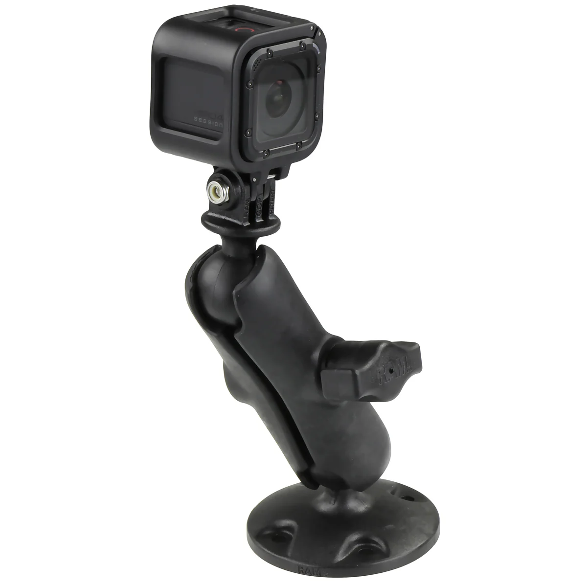 RAM® Composite Drill-Down Mount with Universal Action Camera Adapter - Image 2