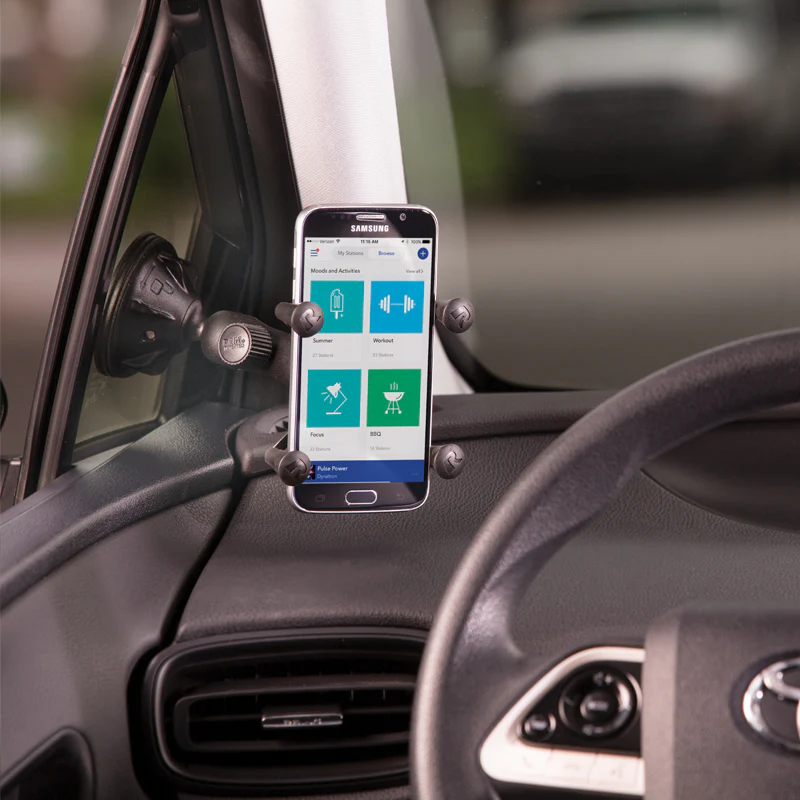 RAM® X-Grip® Phone Mount with Twist-Lock™ Low-Profile Suction Cup - Image 3