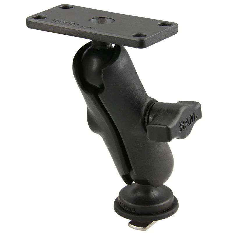 RAM® Track Ball™ Double Ball Mount for Humminbird Helix 5 - Image 2