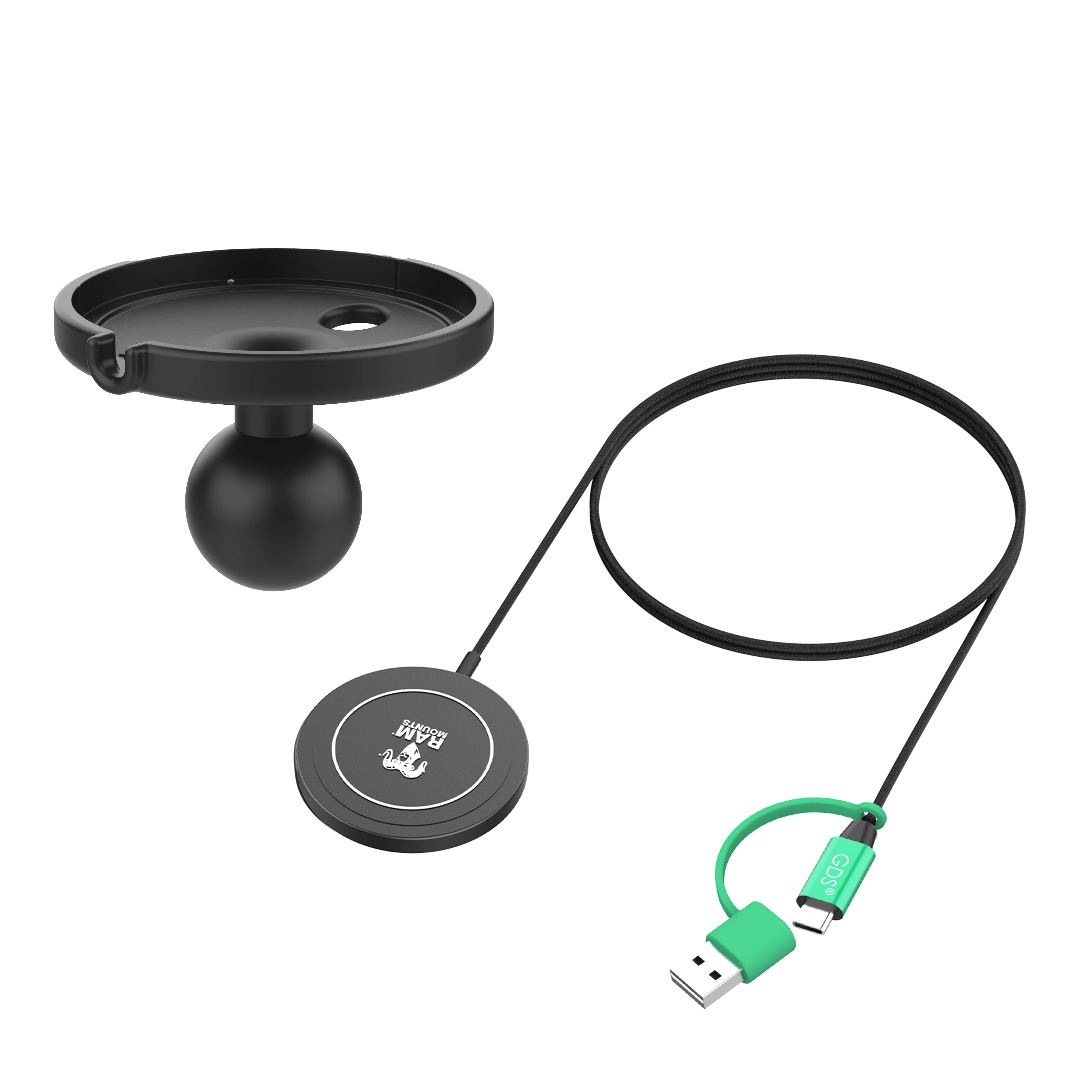 RAM® Ball Adapter with RAM® Qi2 15W Wireless Charger - Image 3