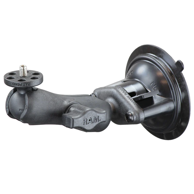 RAM® Twist-Lock™ Composite Suction Cup Mount with 1/4"-20 Camera Adapter - Image 2