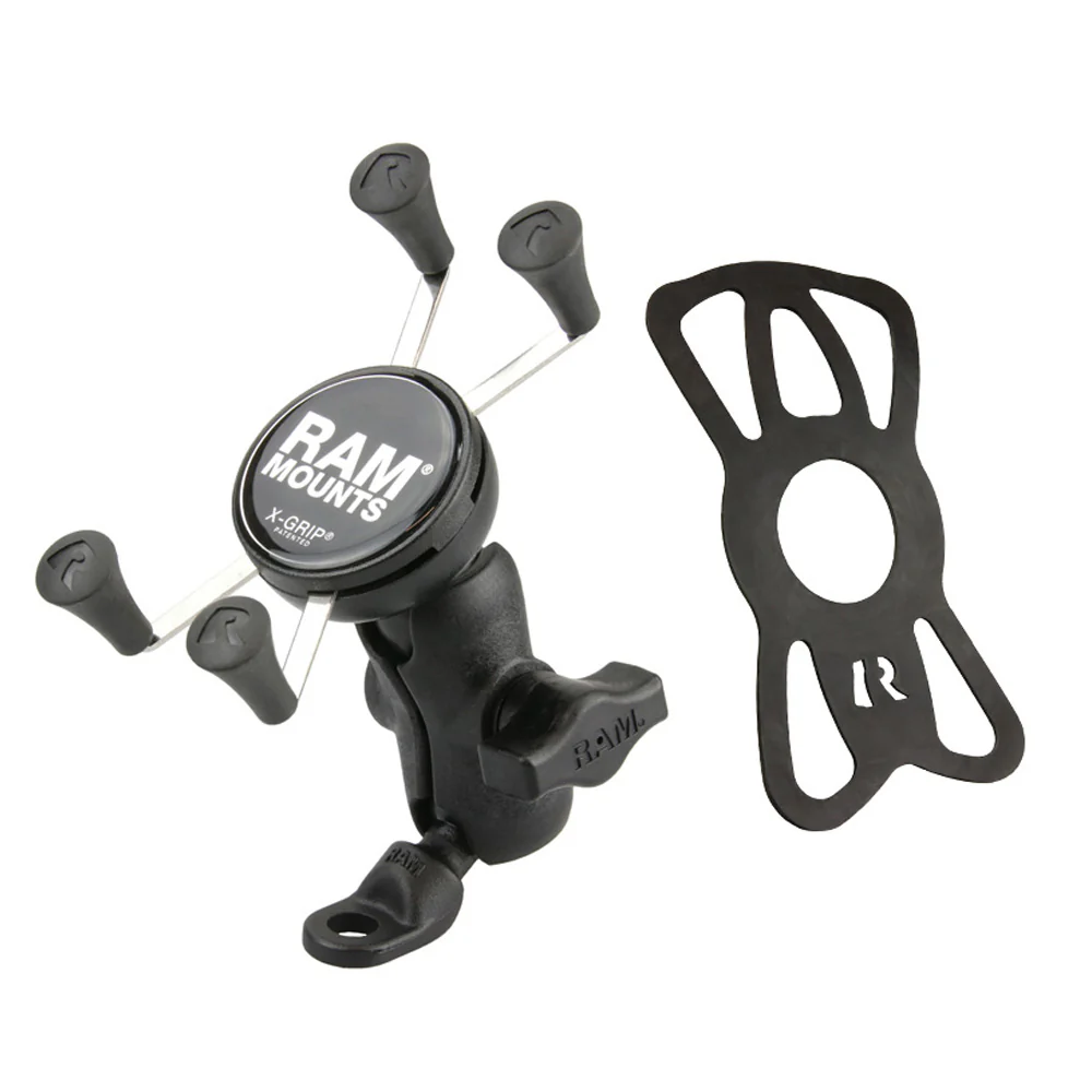 RAM® X-Grip® Phone Mount with 9mm Angled Bolt Head Adapter - Composite - Image 2