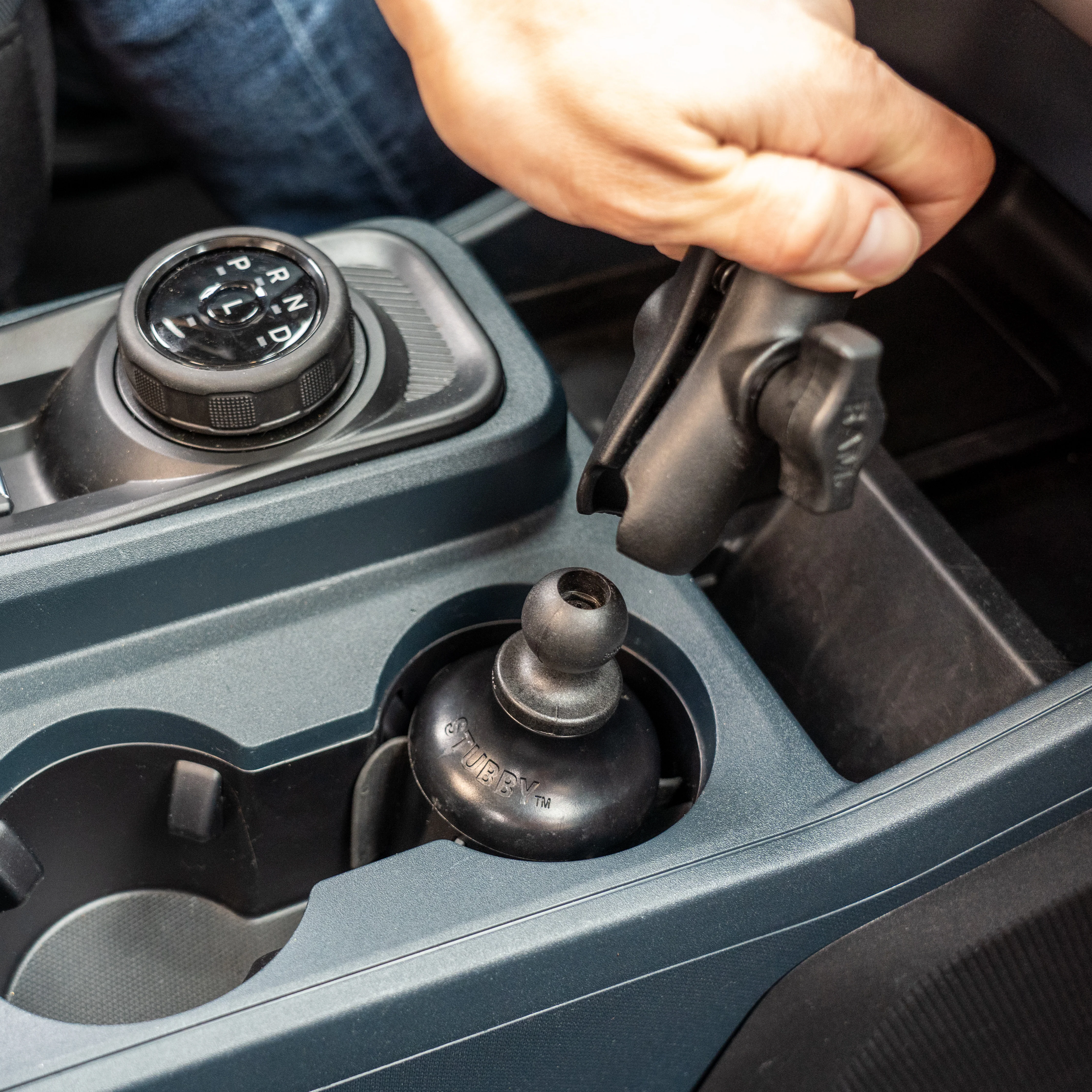 RAM® Stubby™ Cup Holder Mount with Double Socket Arm - Medium - Image 8