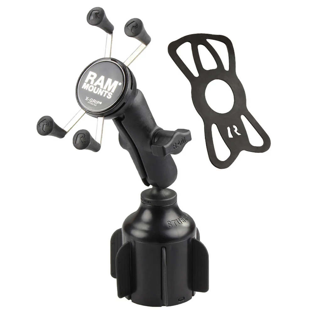 RAM® X-Grip® Phone Mount with RAM® Stubby™ Cup Holder Base - Image 2