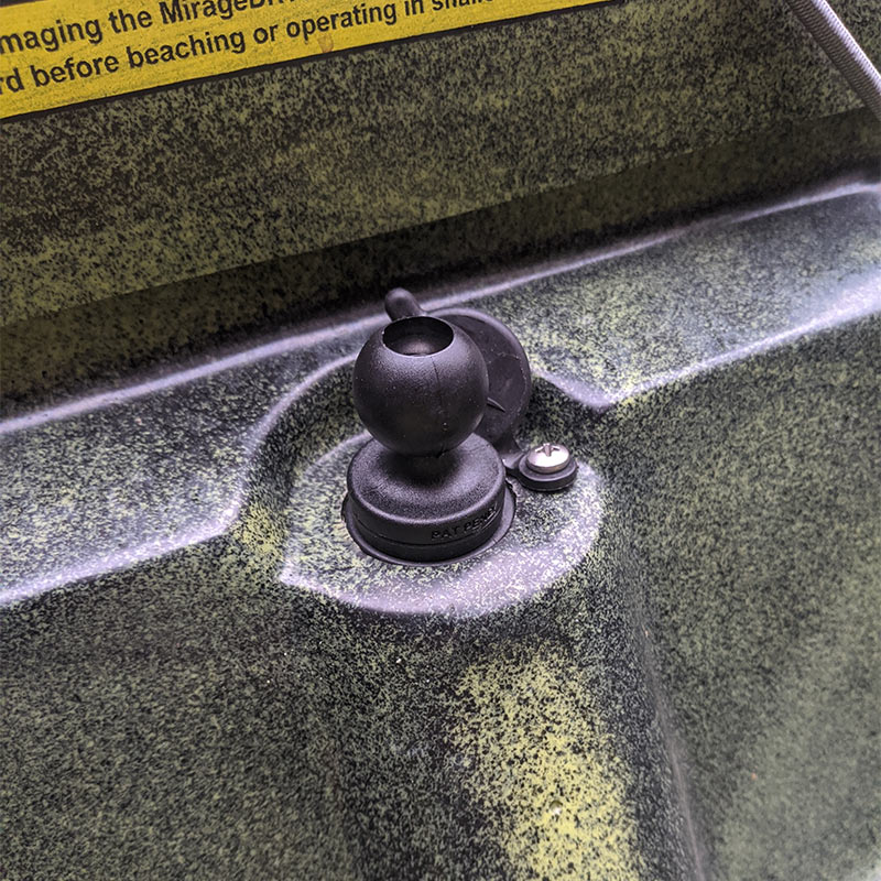 RAM® Wedge Ball Adapter for Scotty and Hobie Sail Port Base - B Size - Image 3