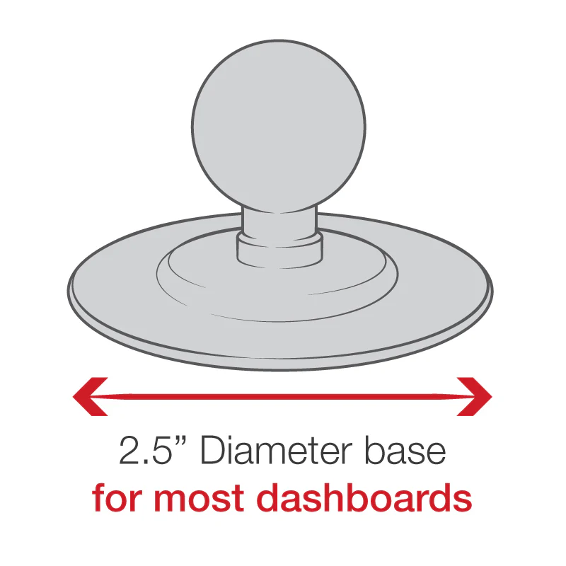 RAM® EZ-Roll'r™ with Flex Adhesive Mount for Garmin Oregon + More - Image 3