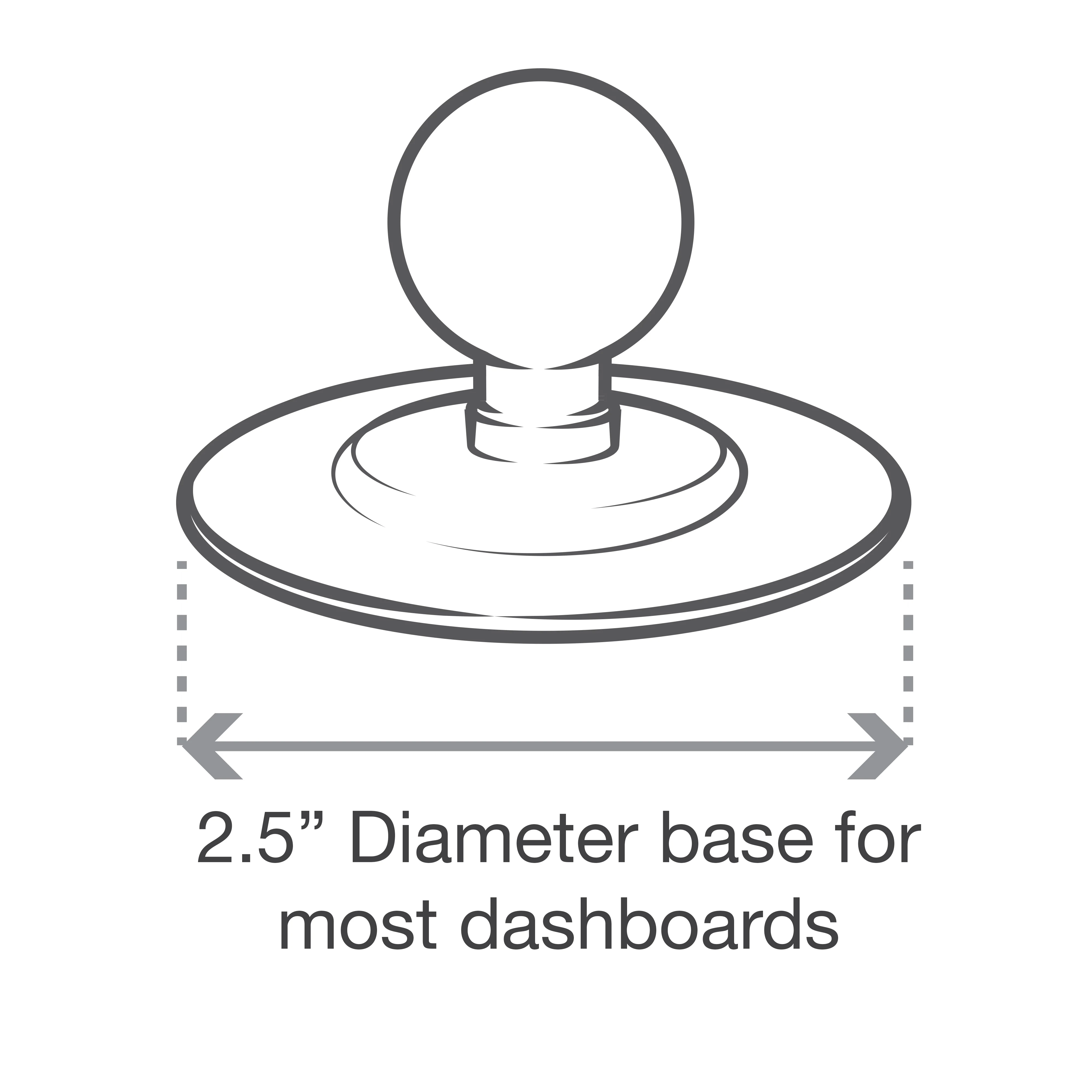 RAM® Flex Adhesive Ball Base - Image 2