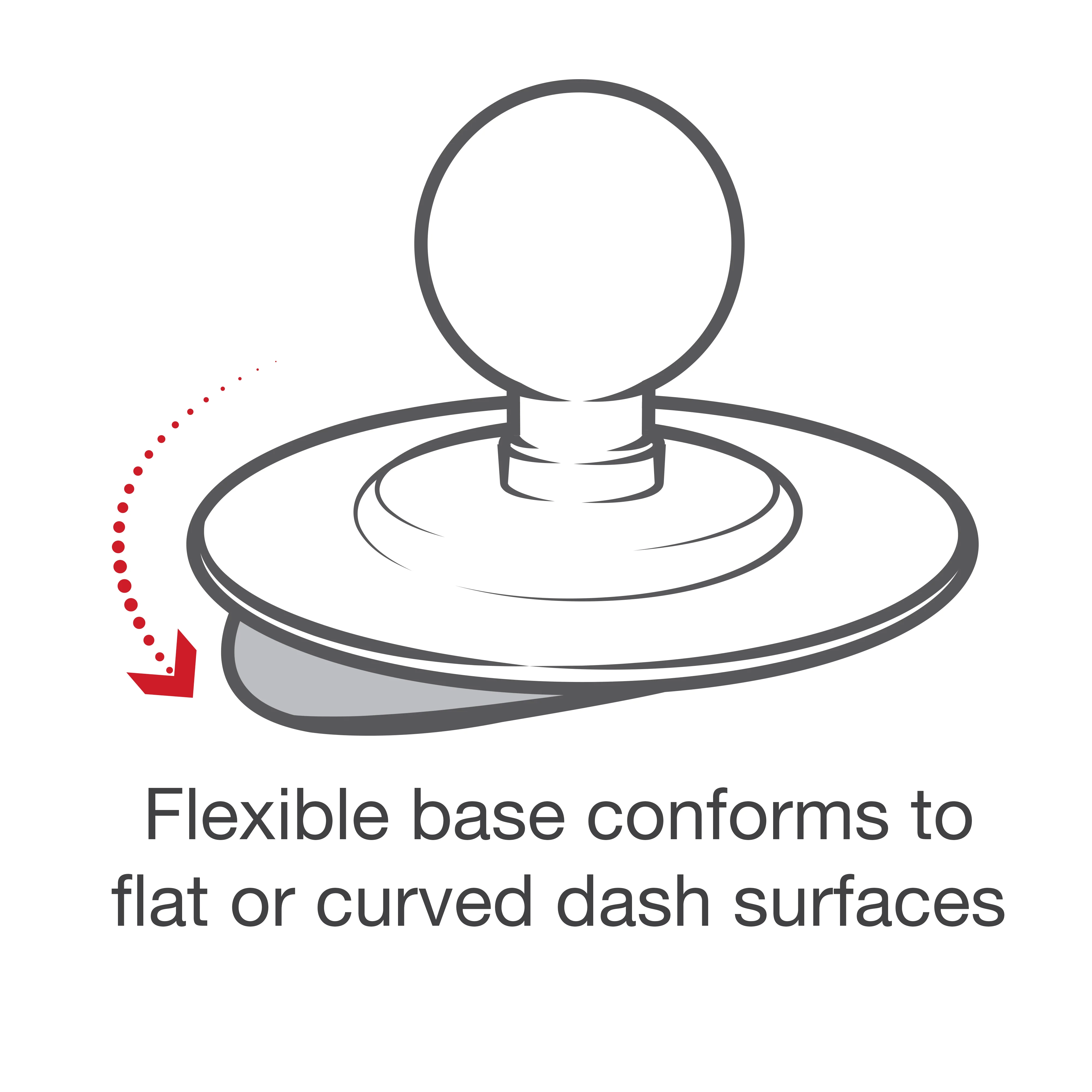 RAM® Flex Adhesive Ball Base - Image 3
