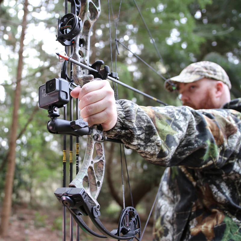 RAM® Bow-Cam™ Mount with Universal Action Camera Adapter - Image 5