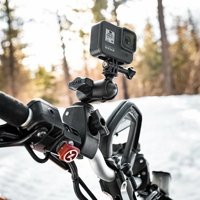 RAM® Tough-Claw™ Double Ball Mount with Universal Action Camera Adapter - Image 5