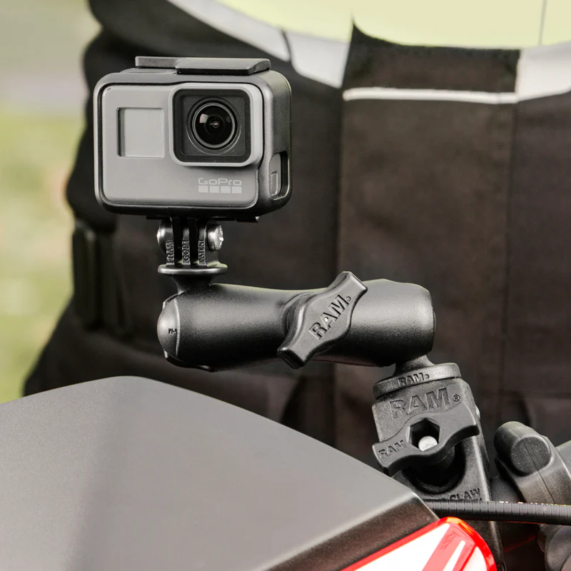 RAM® Tough-Claw™ Double Ball Mount with Universal Action Camera Adapter - Image 6