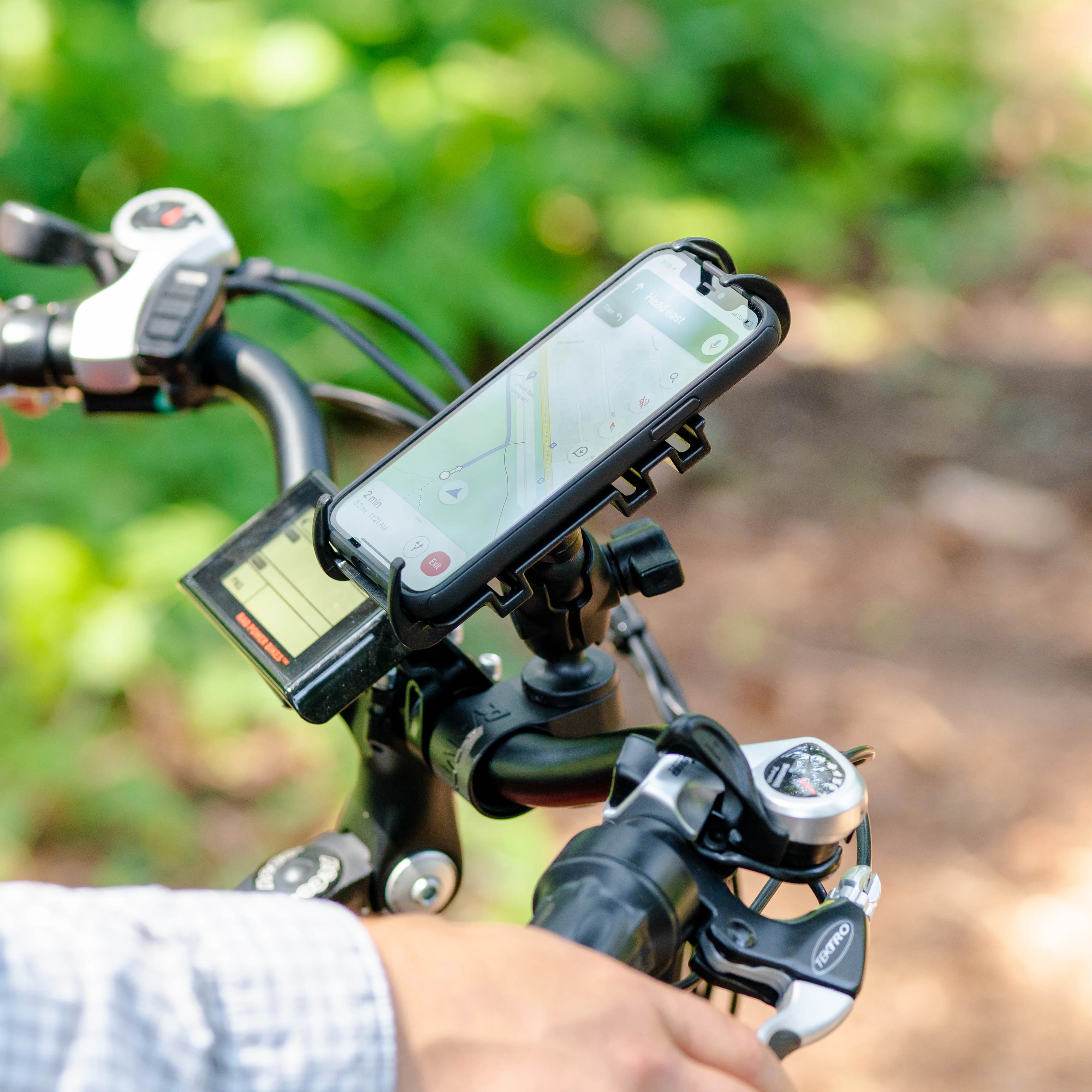 RAM® Quick-Grip™ Phone Mount with RAM® Tough-Strap™ Handlebar Base - Image 6