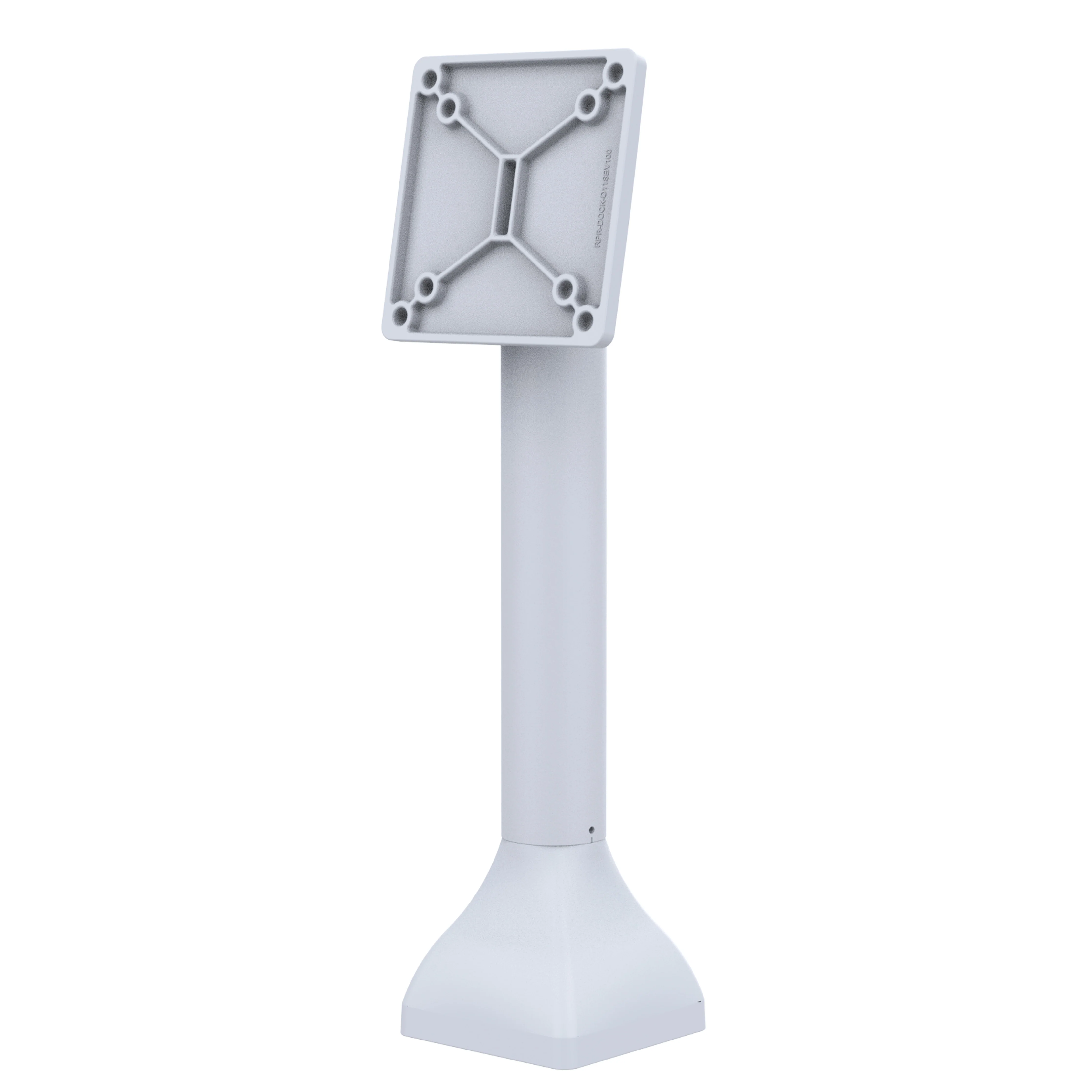 RAM® 14" Pedestal Mount with 100mm & 75mm VESA Patterns - Gray