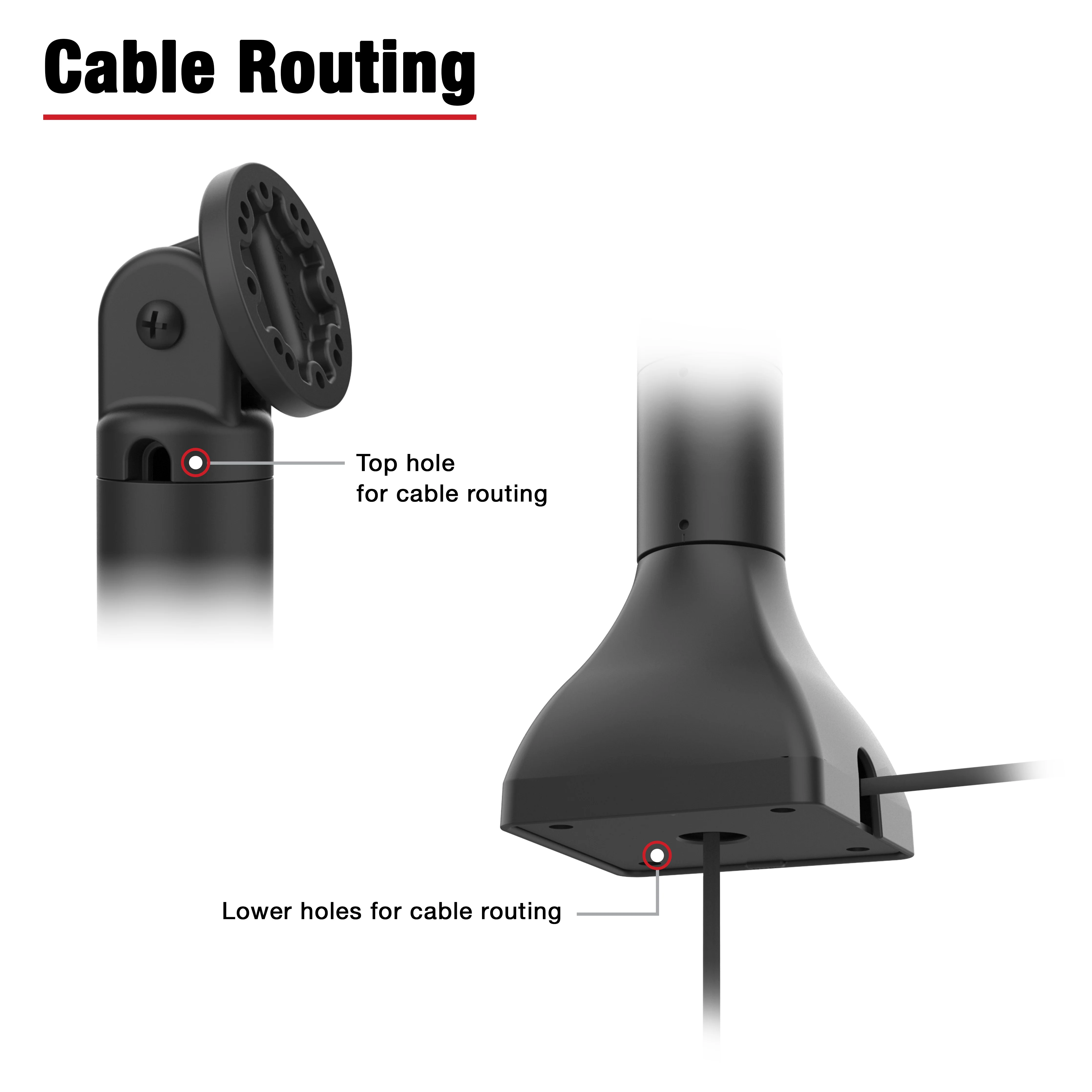 RAM® 7" Pedestal Mount with AMPS Pattern - Image 5