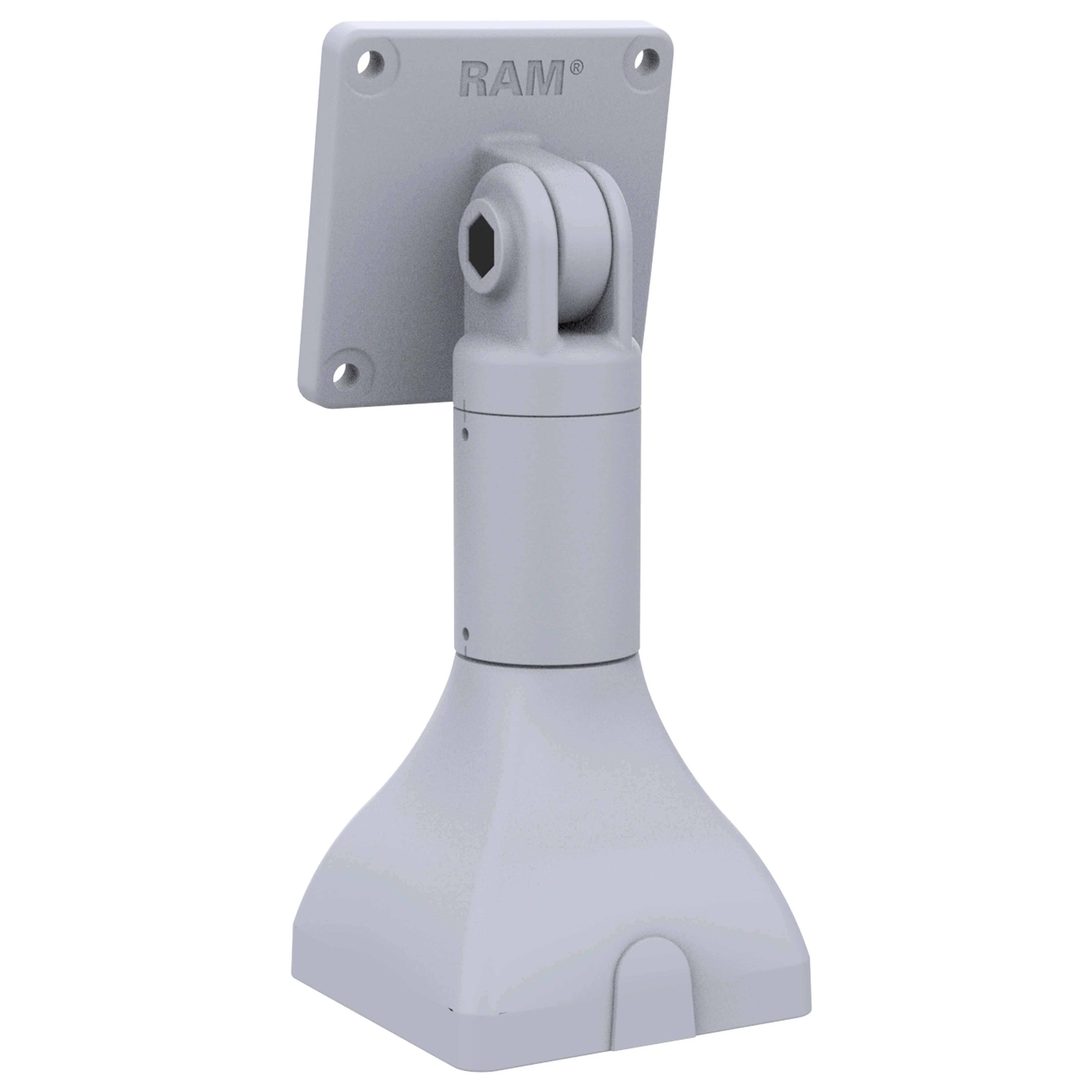 RAM® 7" Pedestal Mount with 75mm VESA Pattern - Gray - Image 2