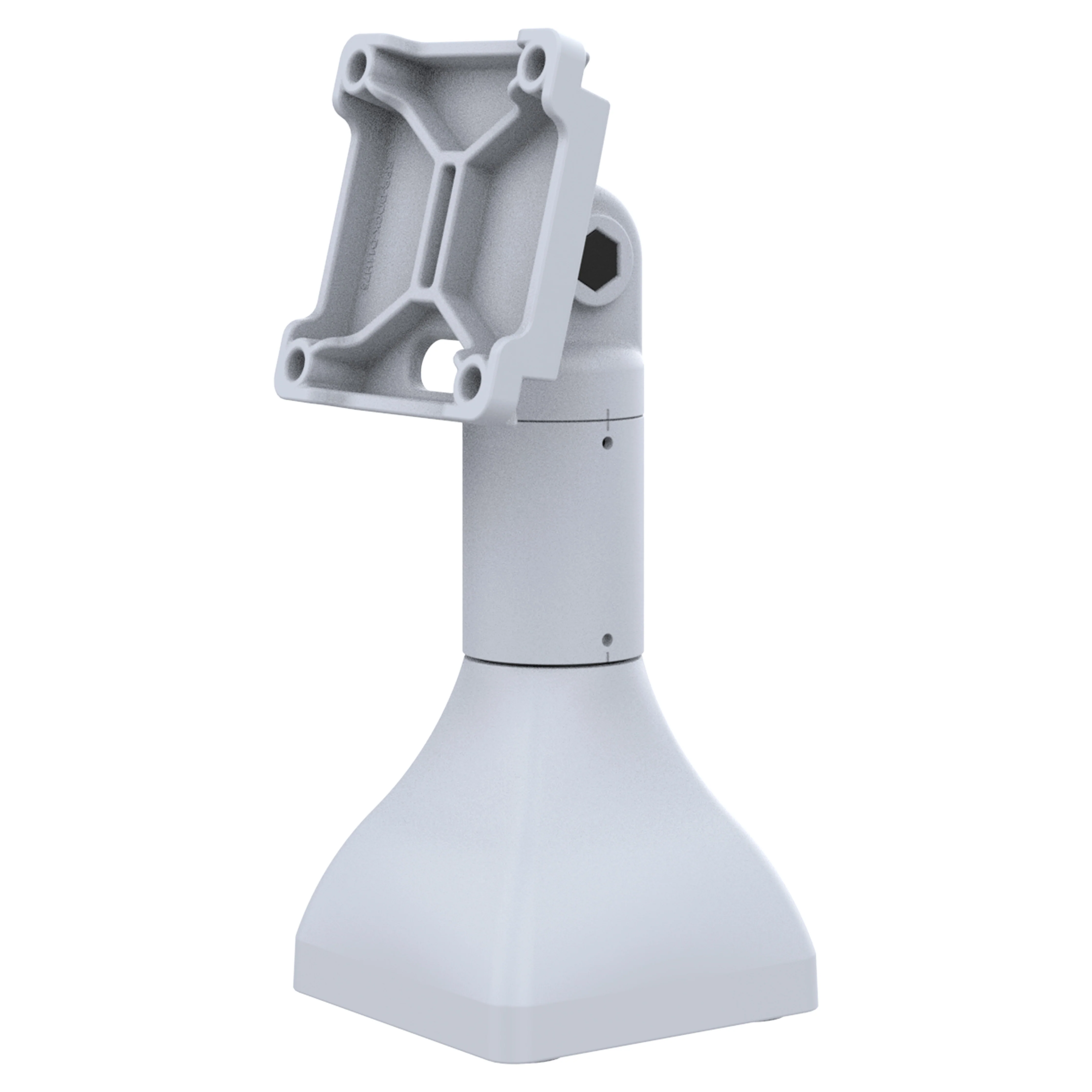 RAM® 7" Pedestal Mount with 75mm VESA & Cable Routing - Gray