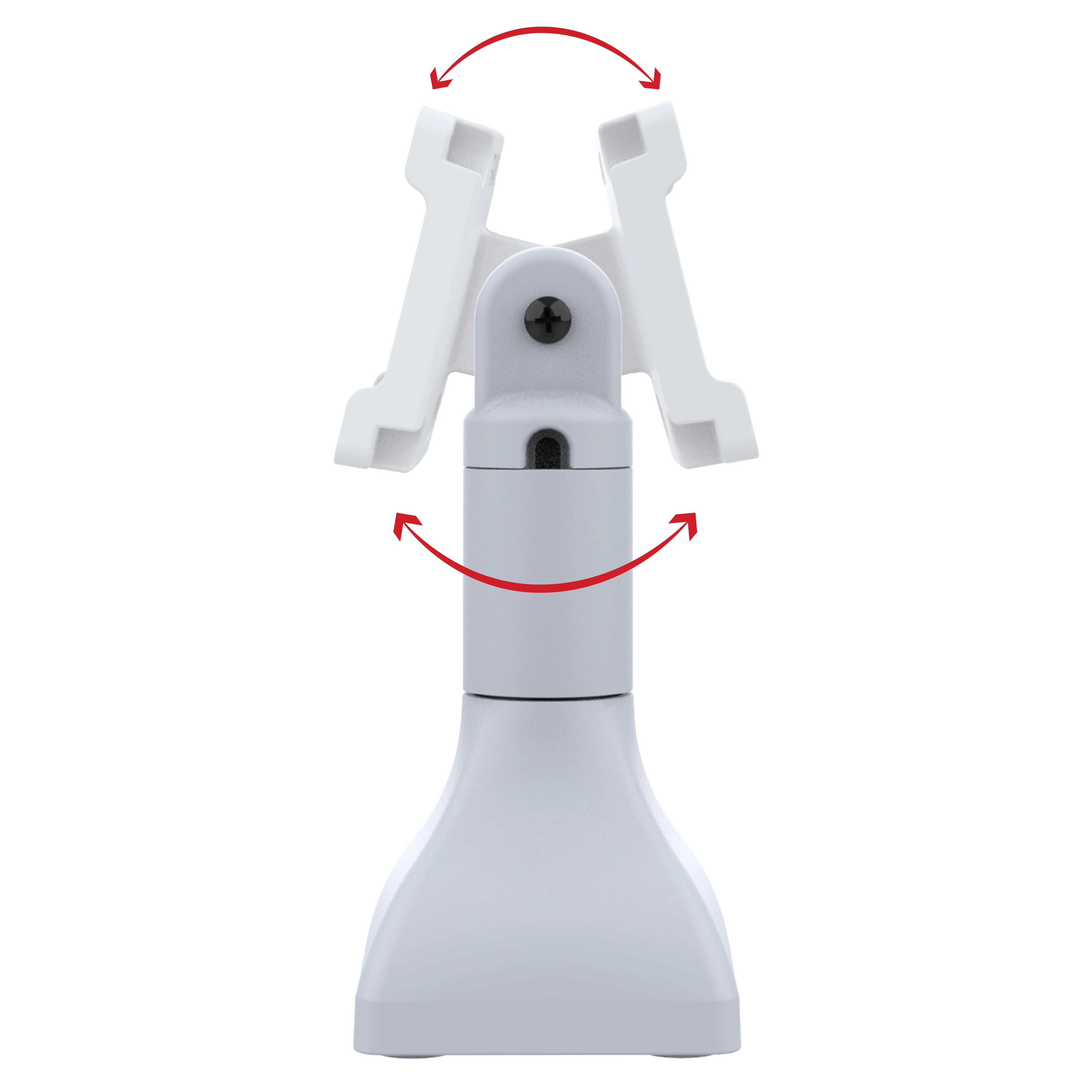 RAM® 7" Pedestal Mount with 75mm VESA & Cable Routing - Gray - Image 3